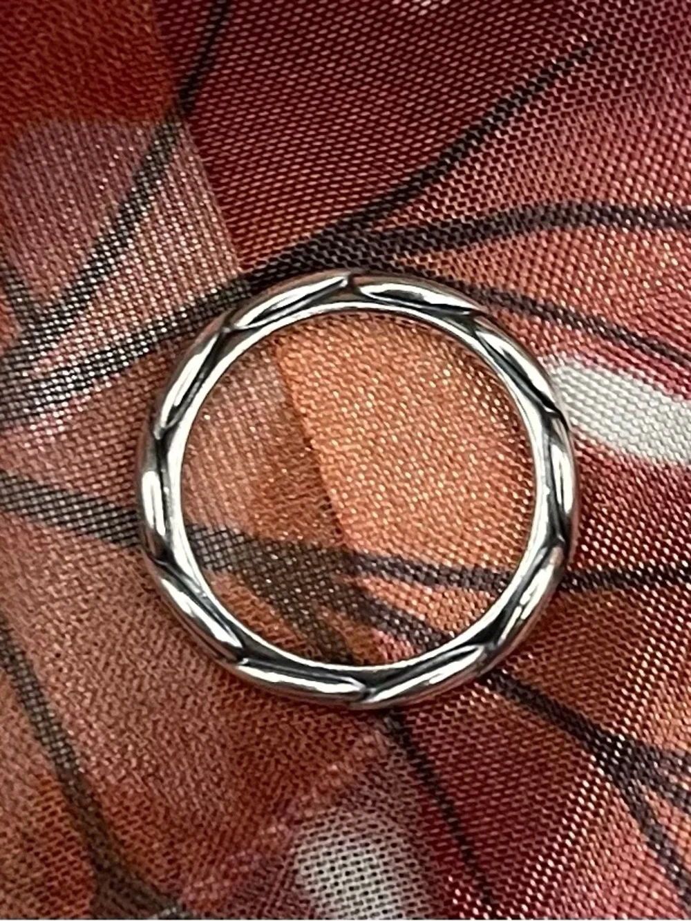 Retired Authentic.925 SS Pandora “Changing Seasons” Twisted Band Ring sz US 8.5